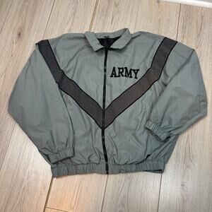 US Army Physical Fitness Uniform IPFU Jacket Windbreaker Long Sleeve Bomber XS